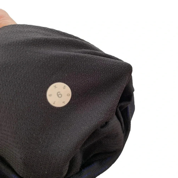 Lululemon Inspire Tight Score Jacquard Black Indian Ocean Black Size 6 - Picture 8 of 15
